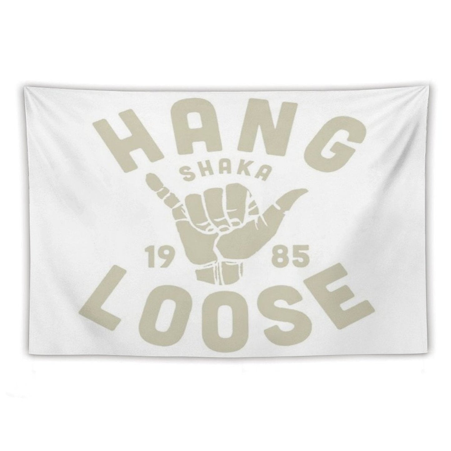 Vintage Surf Sticker Shaka Tapestry