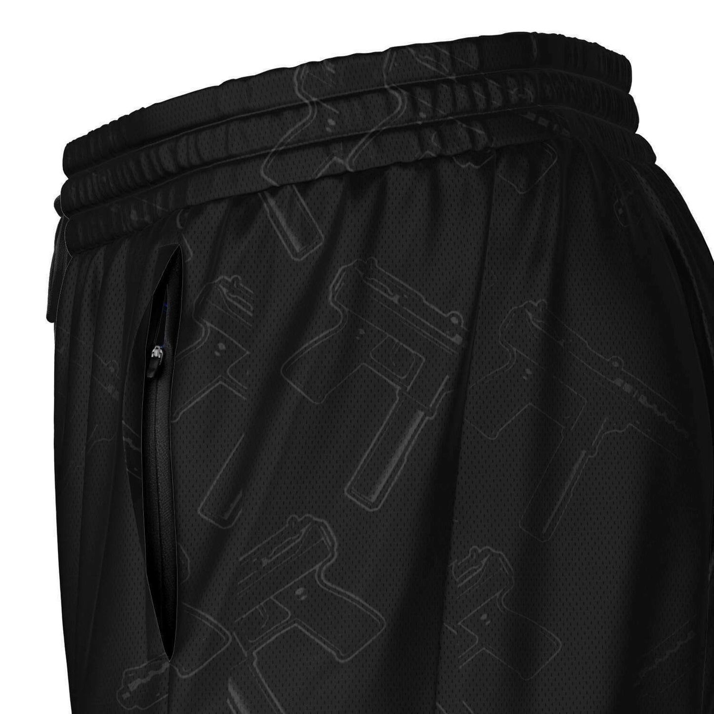 9 Lives Murdered Out Men's 2-in-1 Shorts