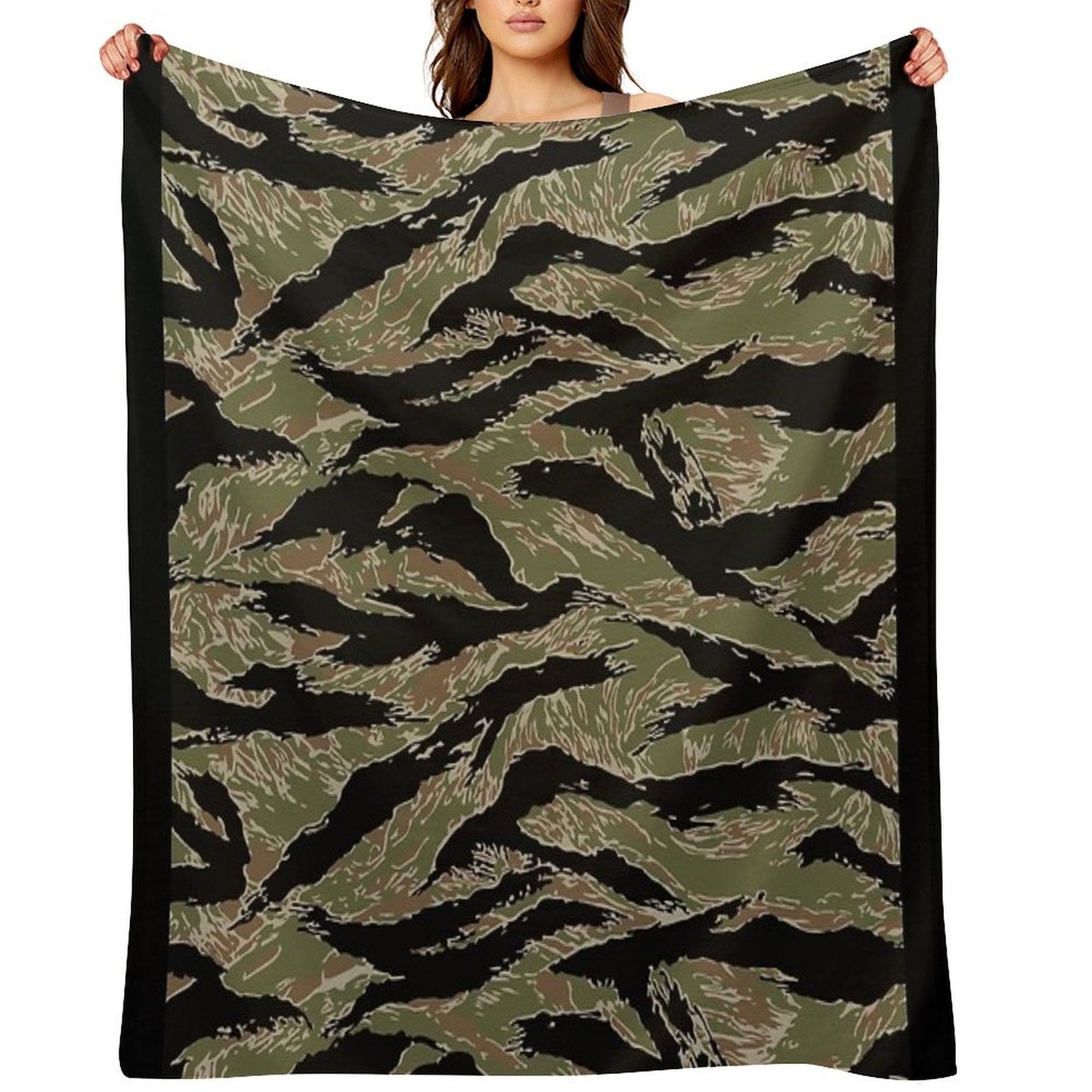 Tigerstripe Camo Throw Blanket