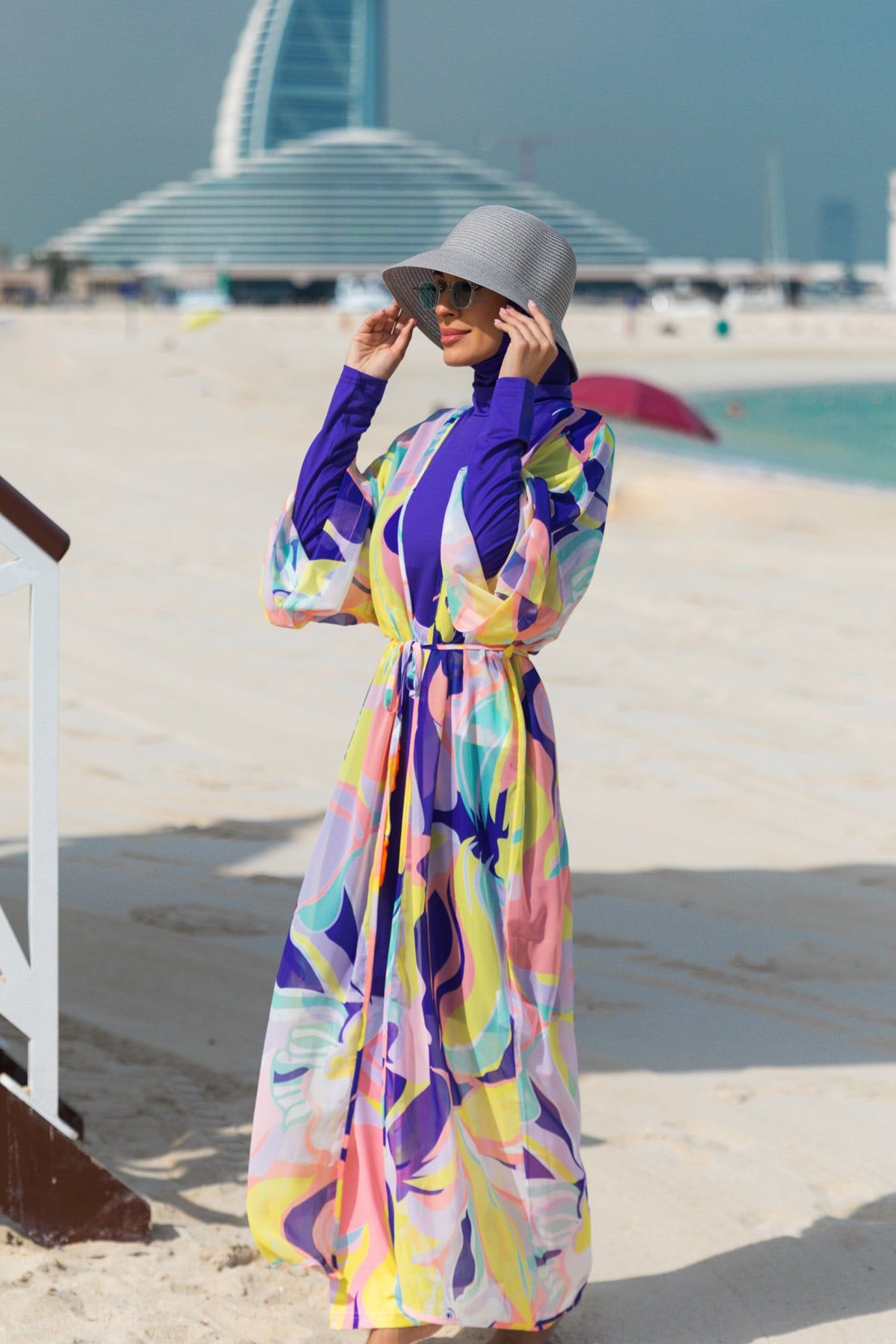 Colourful Pareo Kimono P2332