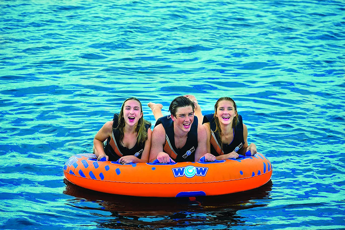 WOW Sports Nova 3 Person 3P Towable Deck Tube (22-WTO-3985)