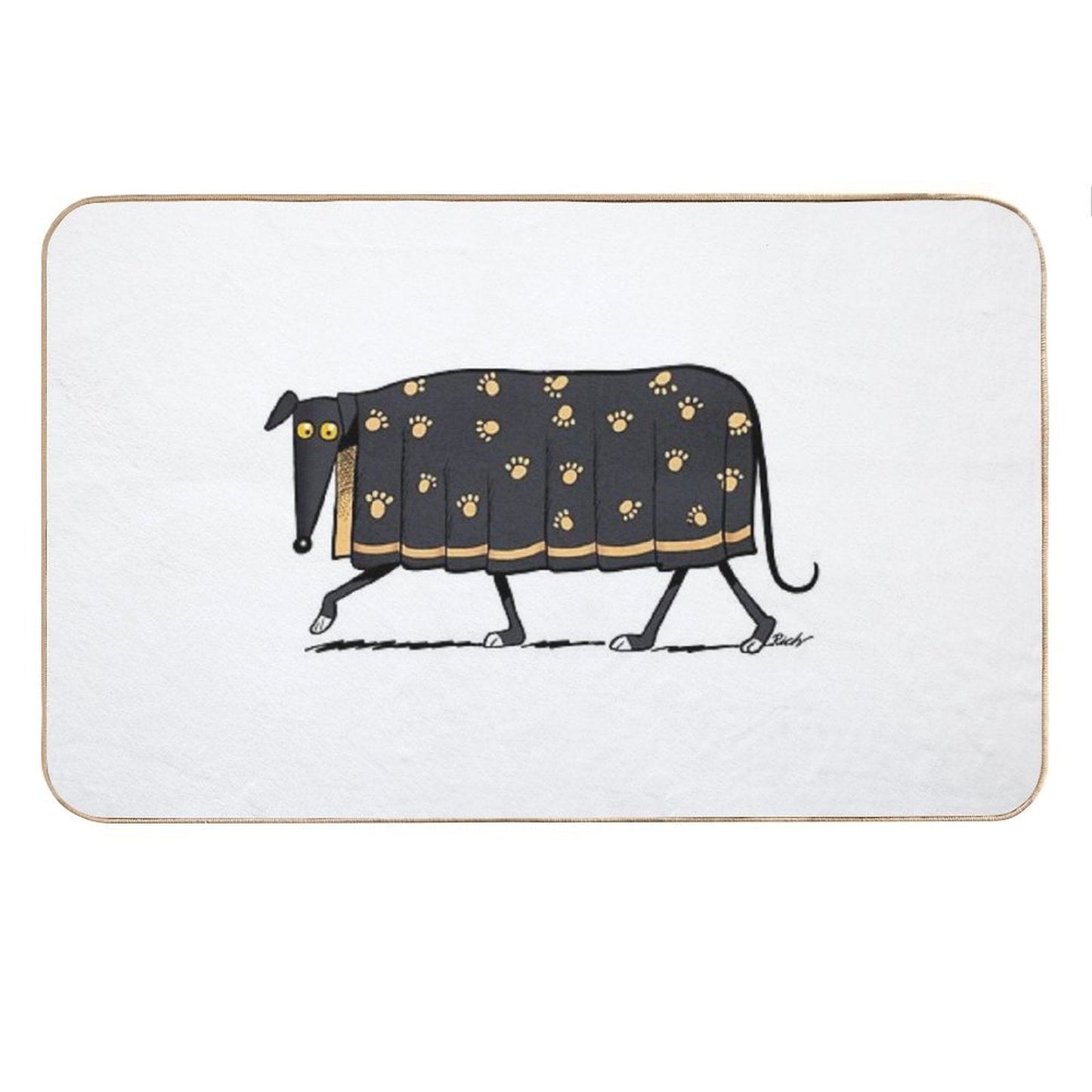 Hound of The Blankyvilles Bath Mat