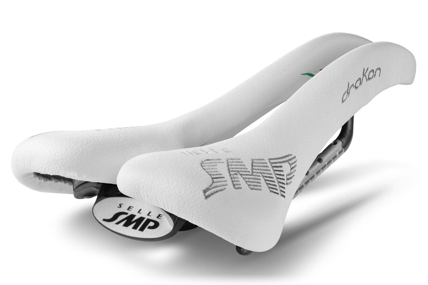 Selle SMP Drakon Saddle with Carbon Rails (White)