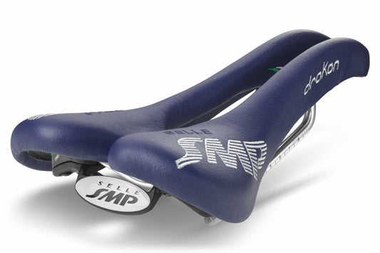 Selle SMP Drakon Saddle with Steel Rails (Blue)