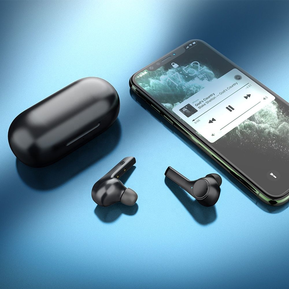 H2 Bluetooth 5.0 Headphones ENC Noice Canceling Earbuds with Mics 620mAh Battery Earphones Smart Touch Control Headsets