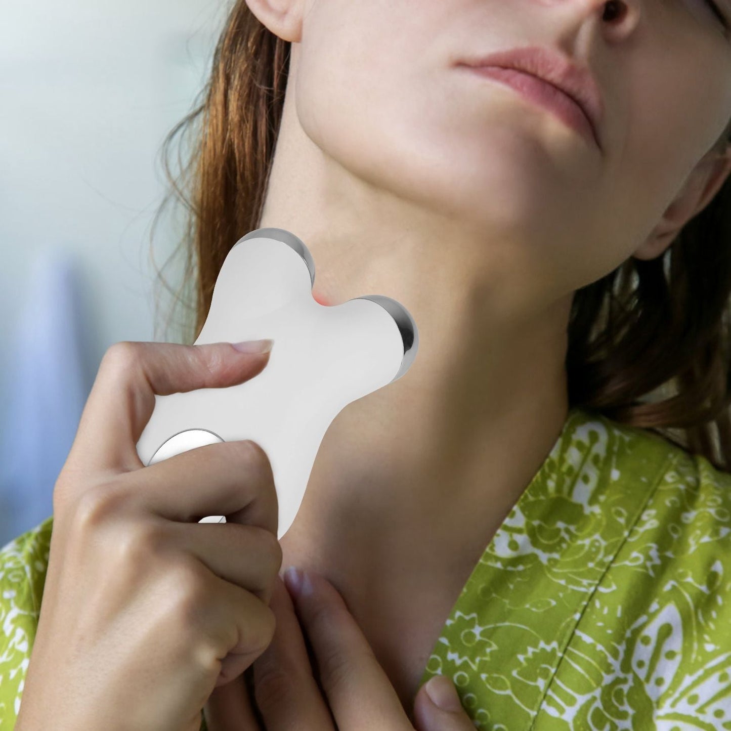 5-Gear Facial Massager: Rechargeable Microcurrent Roller for Lifting & Wrinkle Reduction