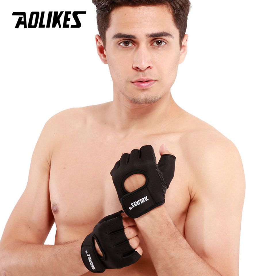 1pair Unisex multi-functional weightlifting Gloves suitable for Cycling Exercise Training Pull Ups Fitness Climbing, Rowing and more