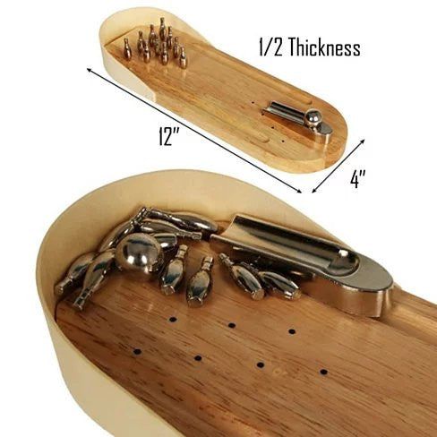 shuffleboard table, bowling table