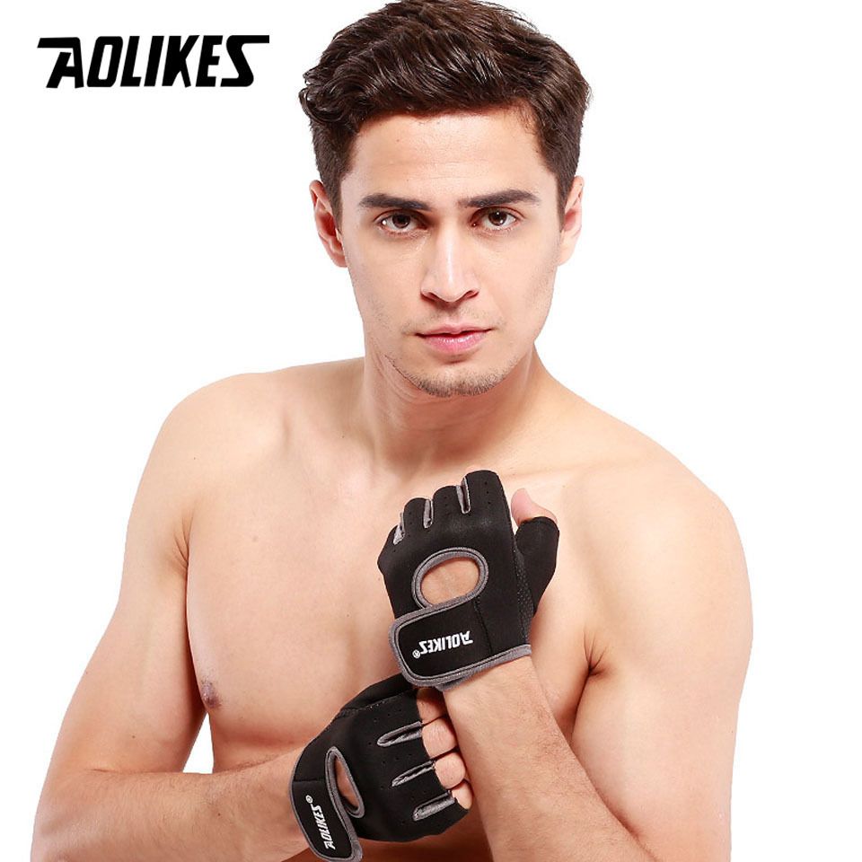 1pair Unisex multi-functional weightlifting Gloves suitable for Cycling Exercise Training Pull Ups Fitness Climbing, Rowing and more