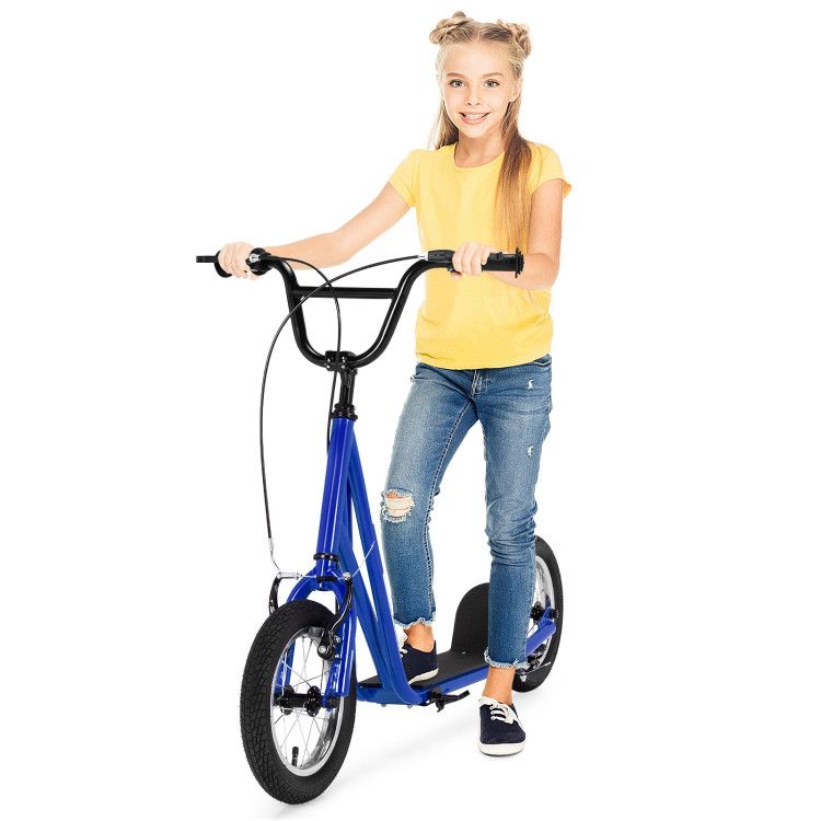 Height Adjustable hoverboard Kid Scooter with 12 Inch Air Filled Wheel