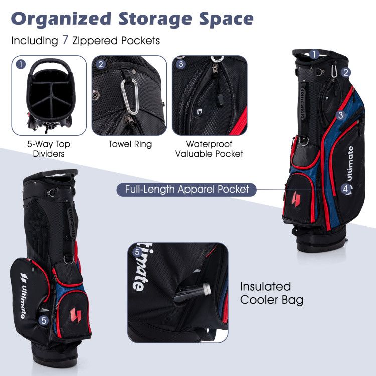 11 Pieces Complete Golf Club Package Set