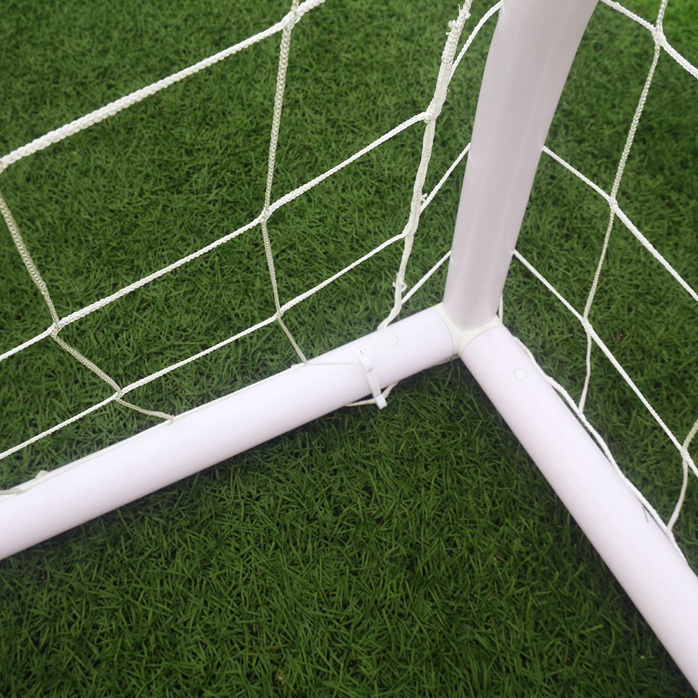 8' x 5' Soccer Goal Football W/Net Straps Anchor Ball Training Sets With Frame
