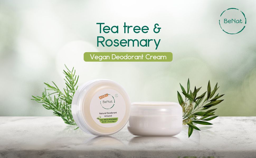 Natural Vegan Deodorant Cream - All-Day Freshness & Odor Protection