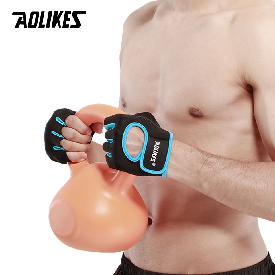 1pair Unisex multi-functional weightlifting Gloves suitable for Cycling Exercise Training Pull Ups Fitness Climbing, Rowing and more