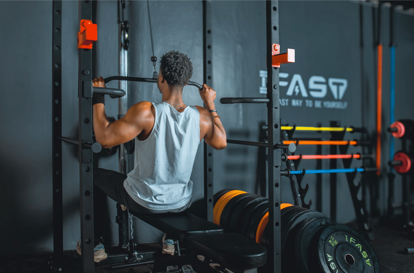 1000 lbs. Multi-functional Power Cage, Home Adjustable Pull up power Rack Comprehensive Fitness Barbell Rack