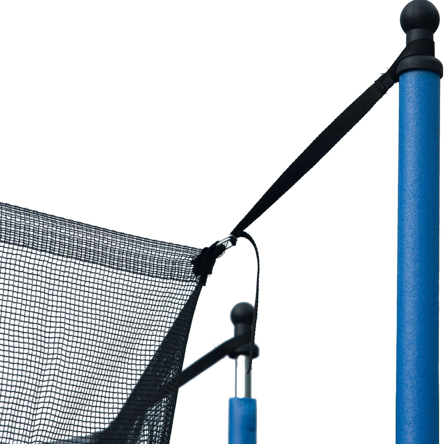 14FT Family Trampoline with Basketball Hoop and Safety Net for All Ages