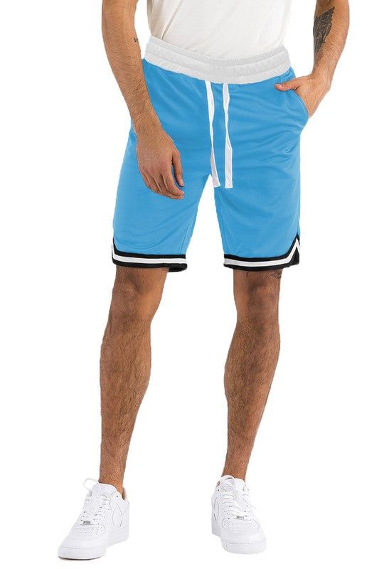 High-Performance Solid Basketball Shorts for Athletes