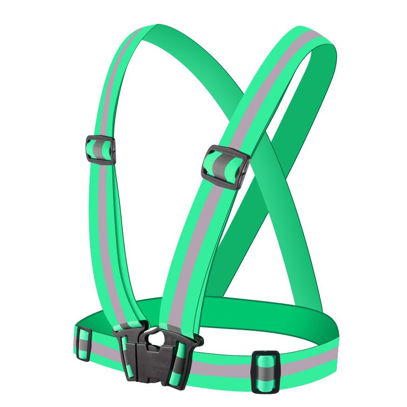 Highlight Reflective Straps; Clothing Adjustable Safety visibility Vest; hi vis vest Elastic Band for Adults and Children; Night Running Riding Gear