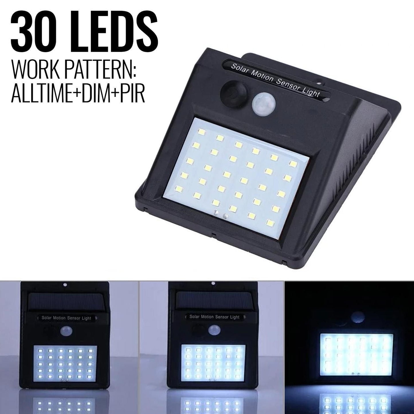 Motion Sensor Light Outdoor Solar Powered Security Lights 10 LED Wireless Flood