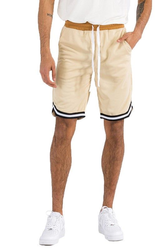 High-Performance Solid Basketball Shorts for Athletes