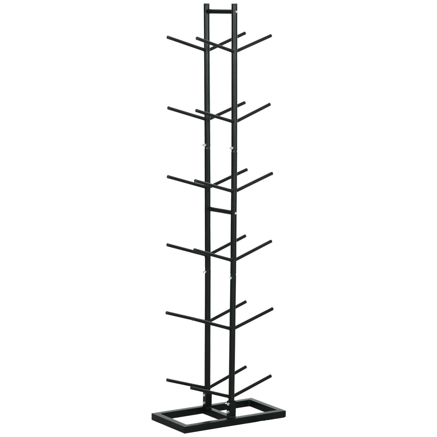 Soozier Vertical Basketball Rack, 12-Ball Capacity Organizer for Gym & Garage