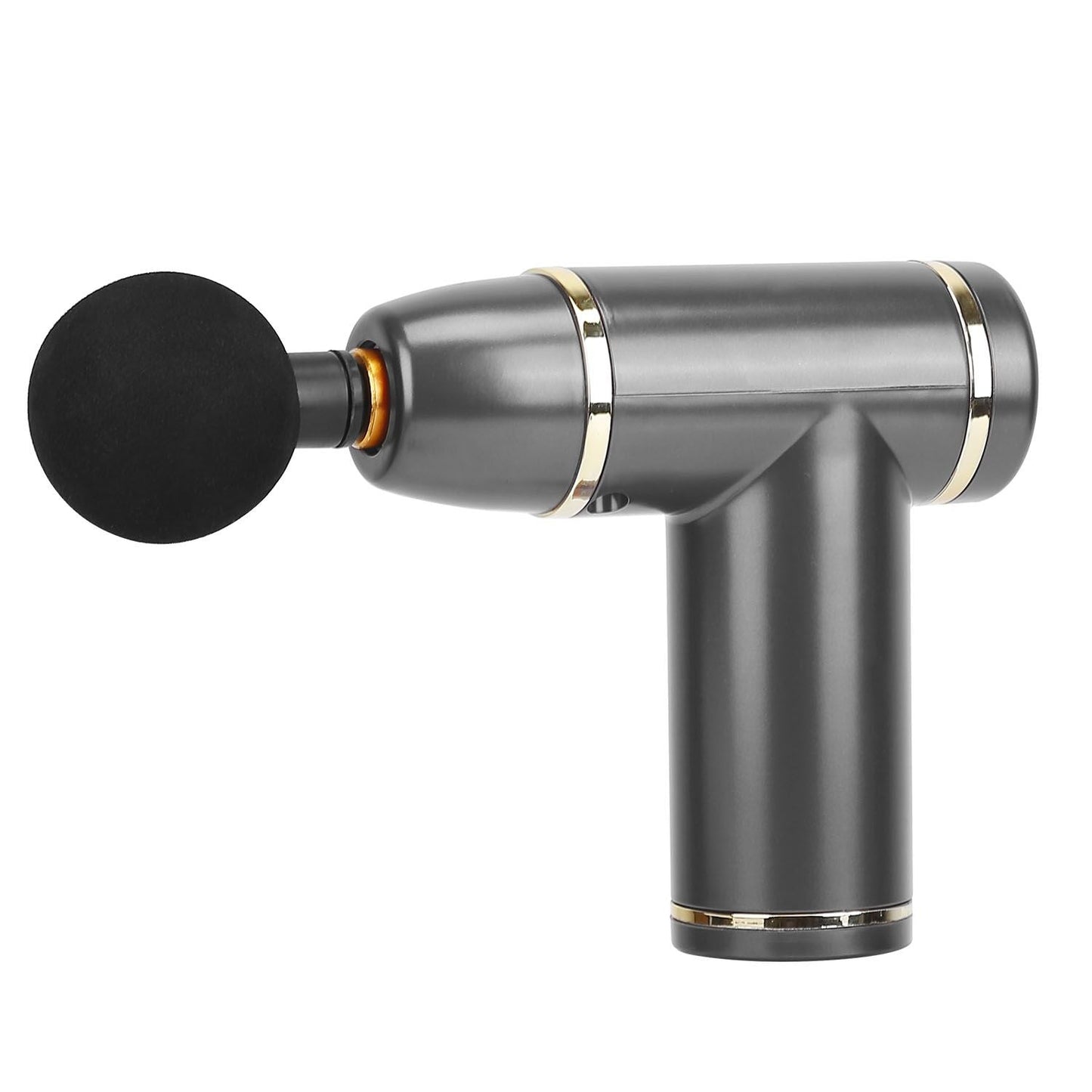 Percussion Massage Gun USB Type C Rechargeable Deep Tissue Vibration Massager Handheld Leg Body Cordless Massager with 4 Interchangeable Heads 8 Intensity Indicators