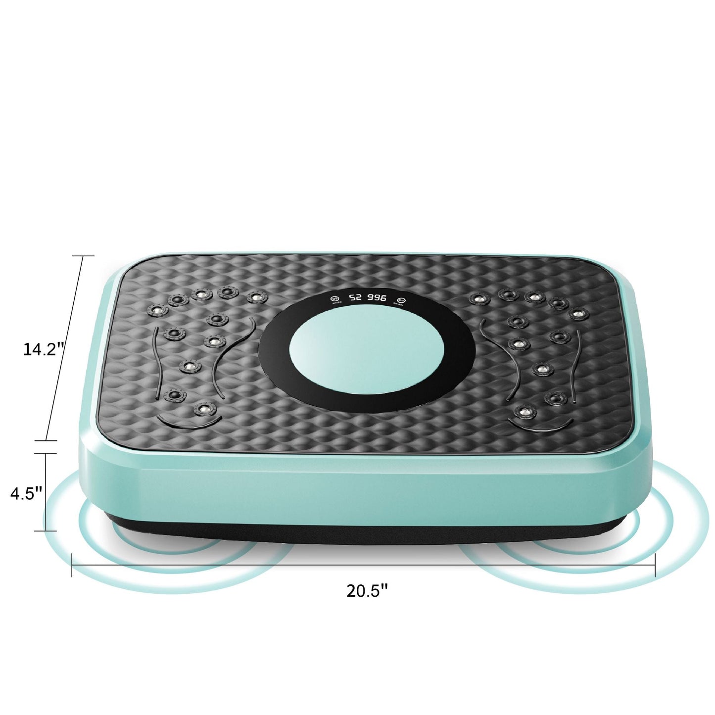 Vibration Plate Fitness Platform, Whole Body Exercise Machine for Lymphatic Drainage, Shaking Workout Board with 120 Speed Levels, Fat Burner and Weight Loss Equipment for Men and Women.