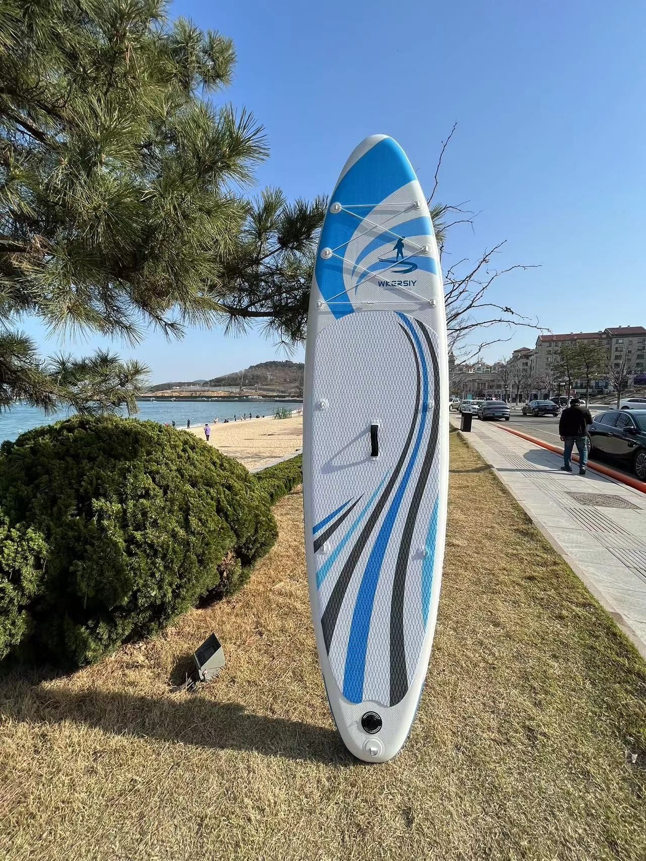 inflatable paddle board 11' Sup including sup paddle, paddleboard backpack, pump, leash