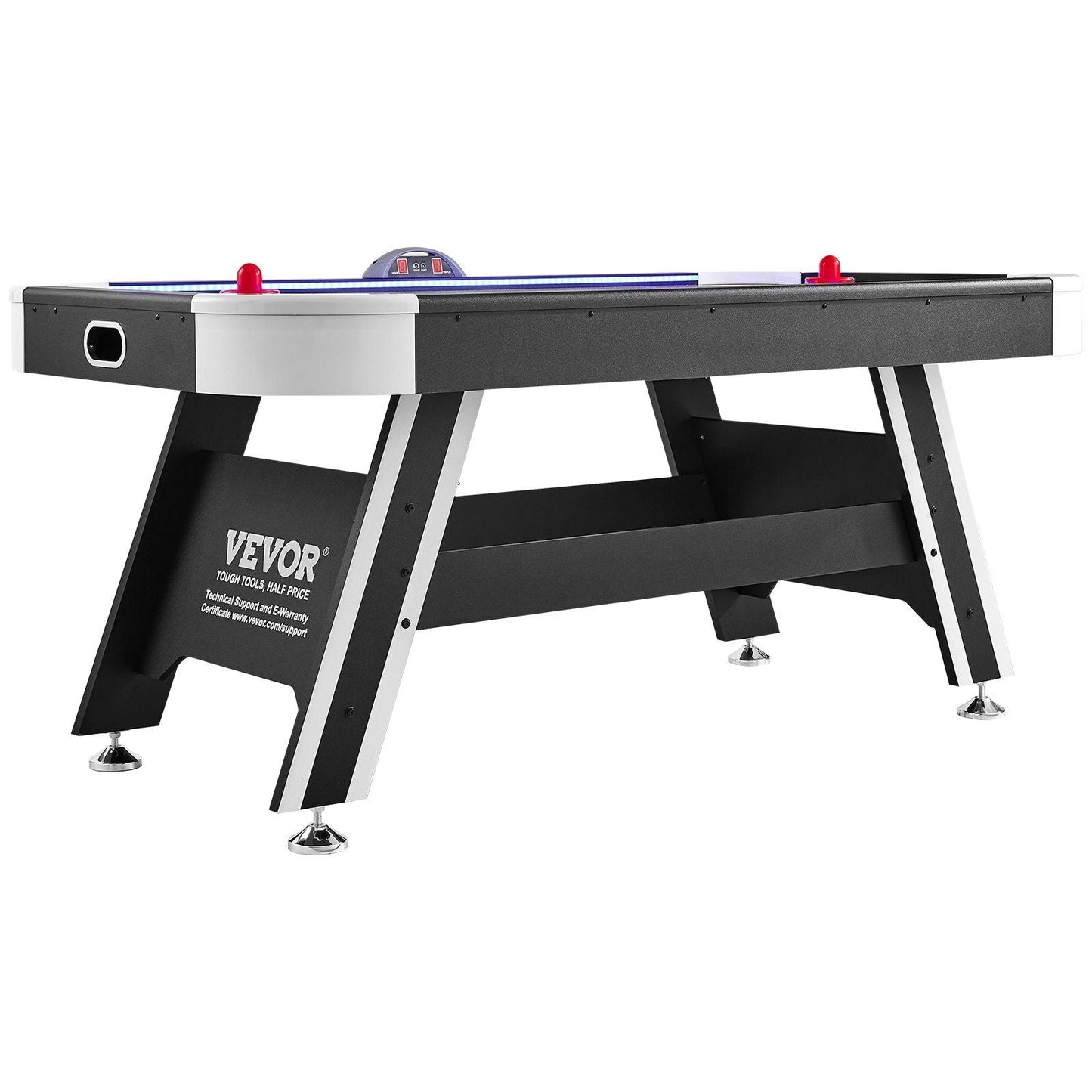 Air-Powered Hockey Table, 72" Indoor Hockey Table for Kids and Adults