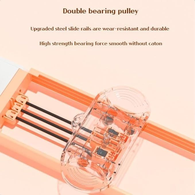 Ski Machine Pelvic Floor Muscle exercise Trainer, Indoor Home Ski Machine, Steel Slide Ski Machine, Double Bearing Pulley, No Shaking, Silent Exercise
