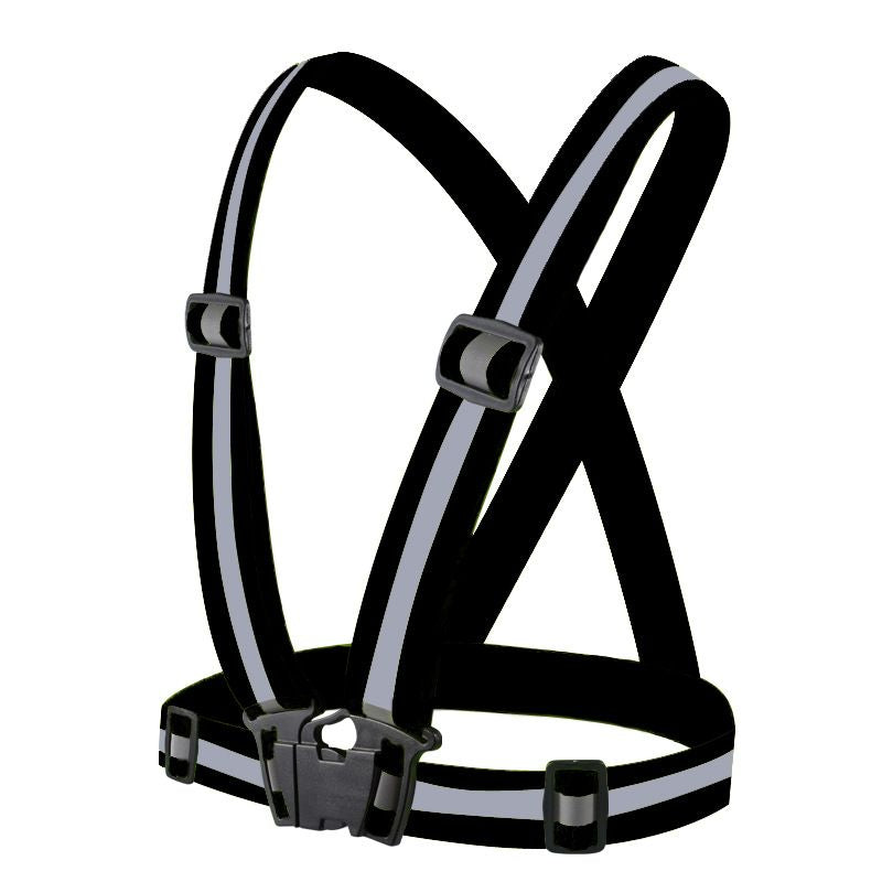 Highlight Reflective Straps; Clothing Adjustable Safety visibility Vest; hi vis vest Elastic Band for Adults and Children; Night Running Riding Gear