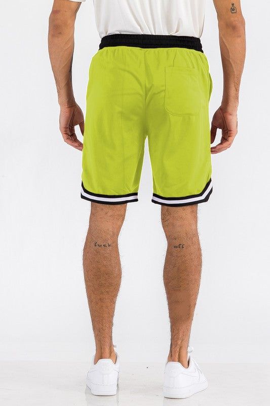 High-Performance Solid Basketball Shorts for Athletes