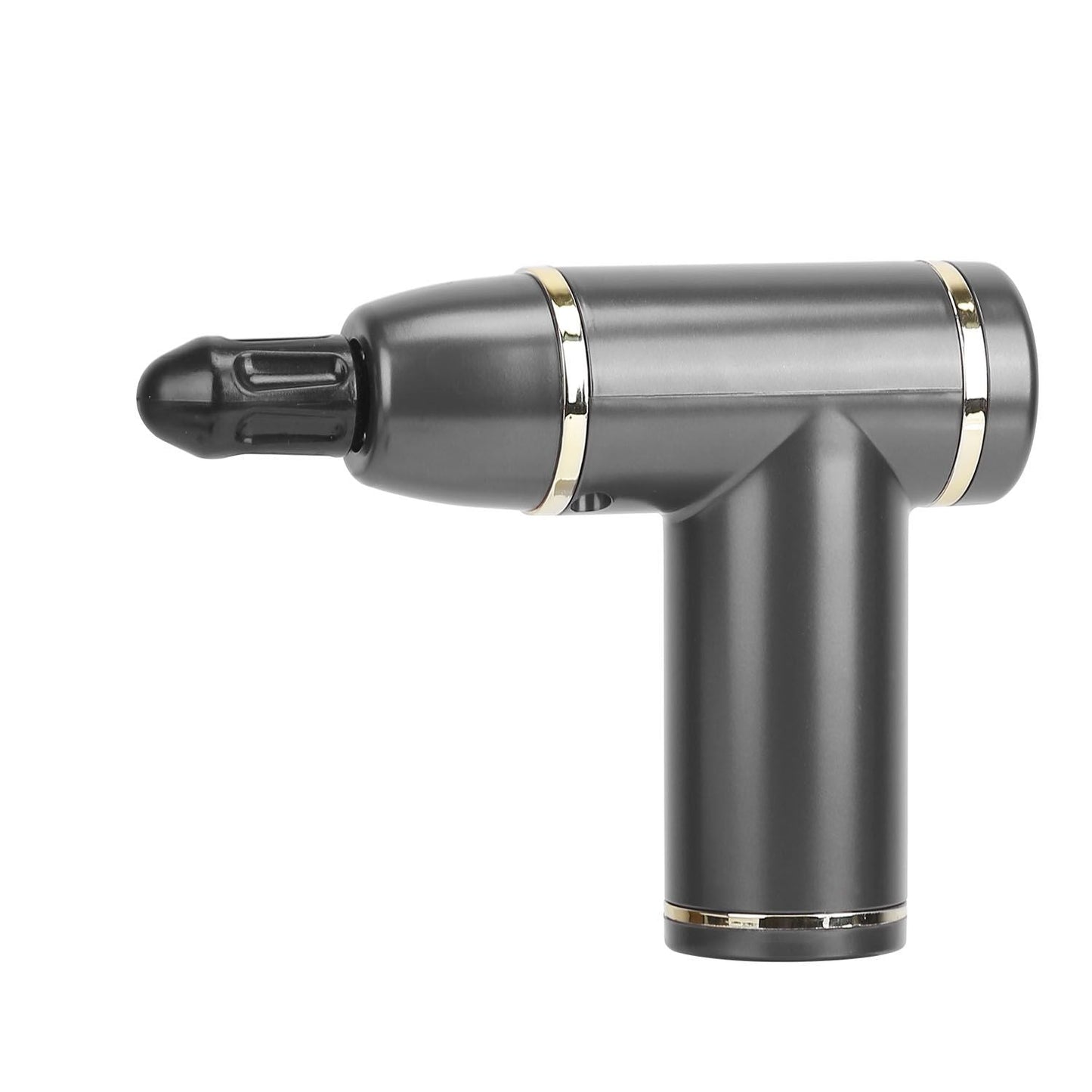 Percussion Massage Gun USB Type C Rechargeable Deep Tissue Vibration Massager Handheld Leg Body Cordless Massager with 4 Interchangeable Heads 8 Intensity Indicators