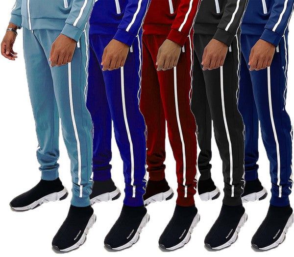 Men's Performance Running Track Pants - Breathable Fitness Joggers