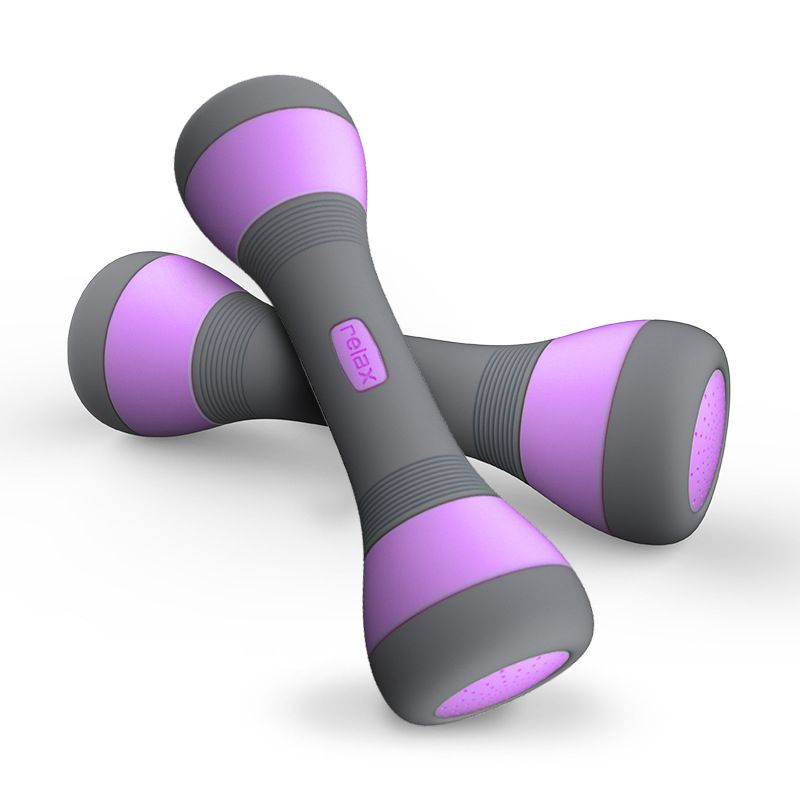 Ladies Adjustable Dumbbells Fitness Equipment Barbell Tablets Cast Iron Coated Plastic Yoga Dumbbell Plastic Dumbbells 2 Kilos to 4kilos Weight