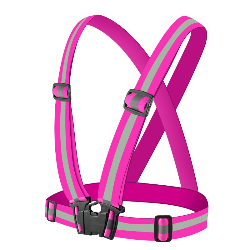 Highlight Reflective Straps; Clothing Adjustable Safety visibility Vest; hi vis vest Elastic Band for Adults and Children; Night Running Riding Gear