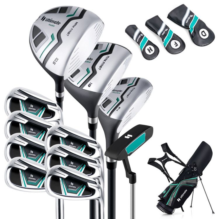 11 Pieces Complete Golf Club Package Set