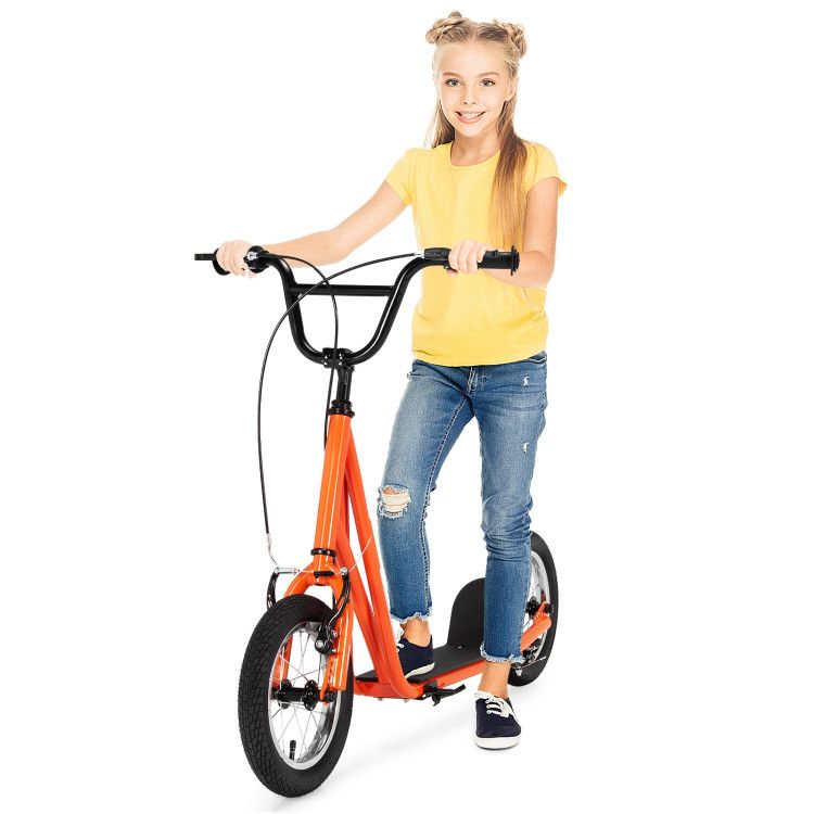 Height Adjustable hoverboard Kid Scooter with 12 Inch Air Filled Wheel