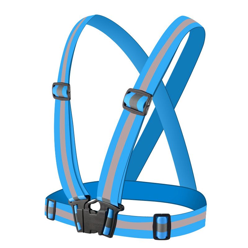 Highlight Reflective Straps; Clothing Adjustable Safety visibility Vest; hi vis vest Elastic Band for Adults and Children; Night Running Riding Gear