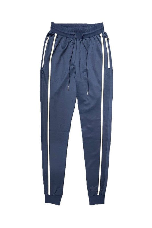Men's Performance Running Track Pants - Breathable Fitness Joggers