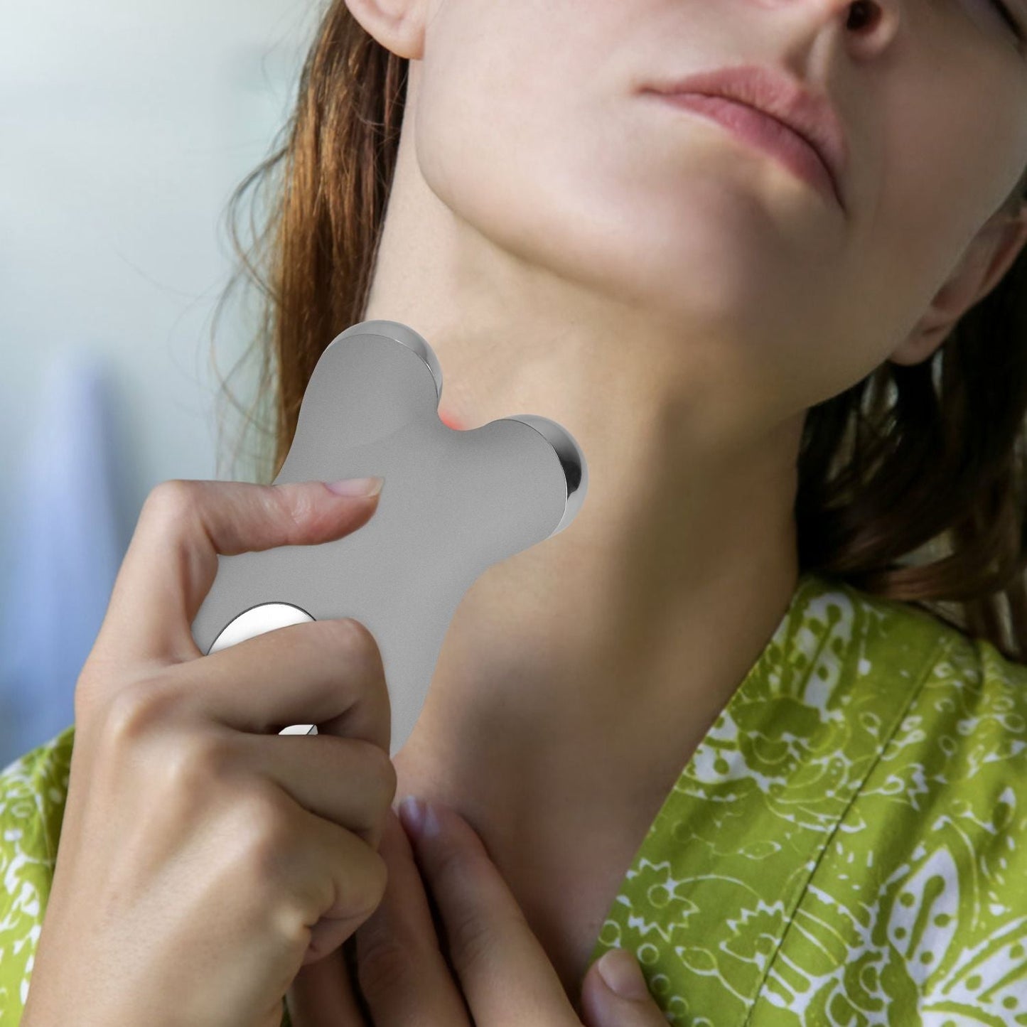 5-Gear Facial Massager: Rechargeable Microcurrent Roller for Lifting & Wrinkle Reduction