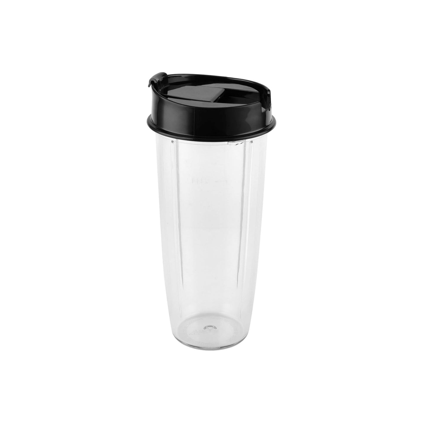 Portable Black Single-Serve Blender with 16 oz Capacity and Travel Lid for On-the-Go Drinks