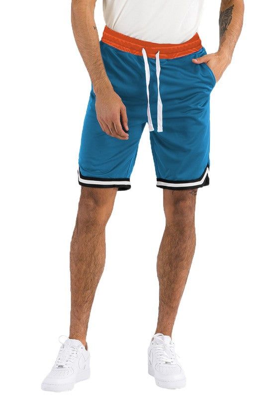High-Performance Solid Basketball Shorts for Athletes