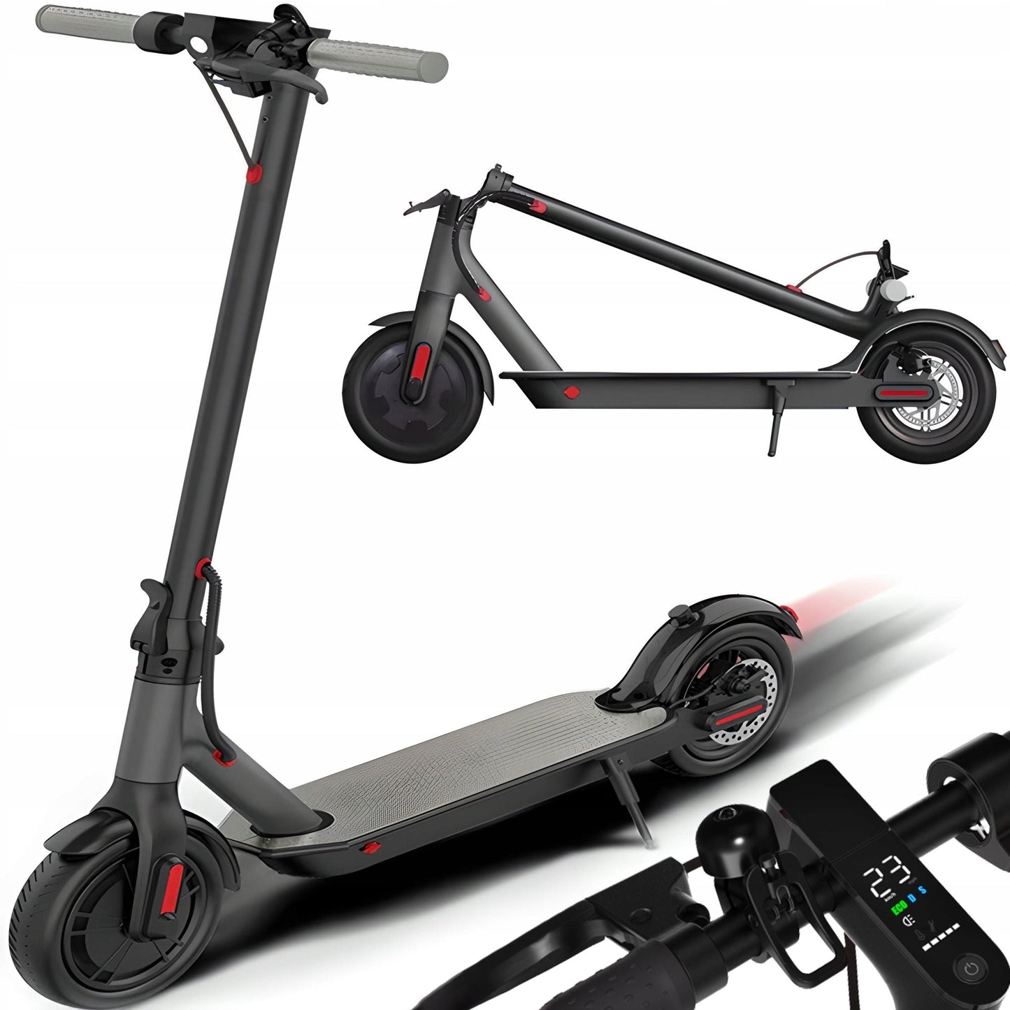 Adult Electric Scooter Folding hoverboard Tires 8.5-inch Speed 35KM/H 350W 36V10.4AH J-03 motorized scooter