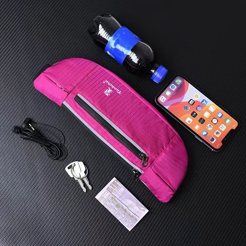 Unisex running belt Waist Bag; Multifunctional Elastic Phone Belt Bag; flip belt Equipment for Outdoor Sports Running