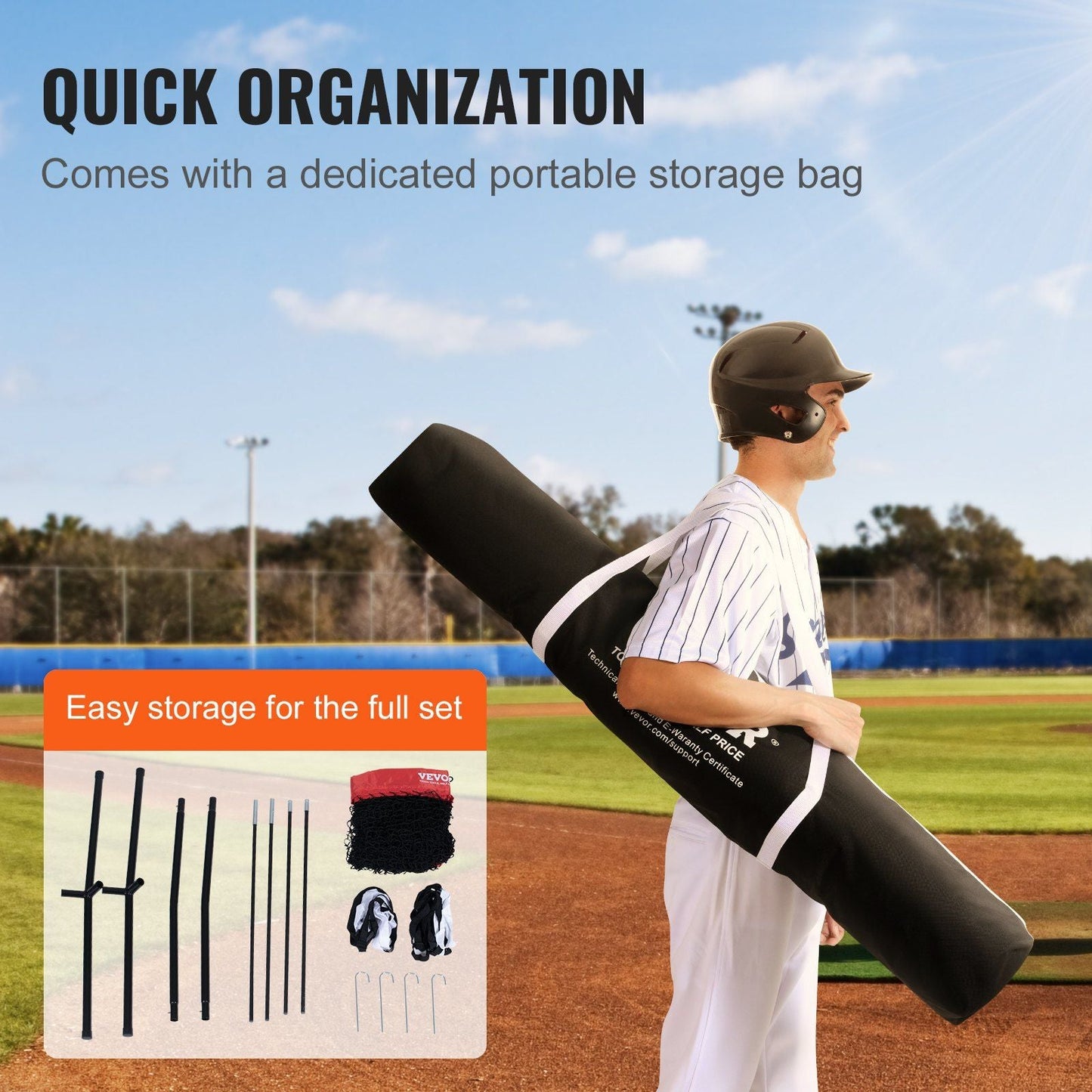 7x7 ft Baseball net Softball Practice Net, Portable Baseball Training Net for Hitting Batting Catching Pitching, Backstop Baseball Equipment Training Aids with Bow Frame, Carry Bag, and Strike Zone