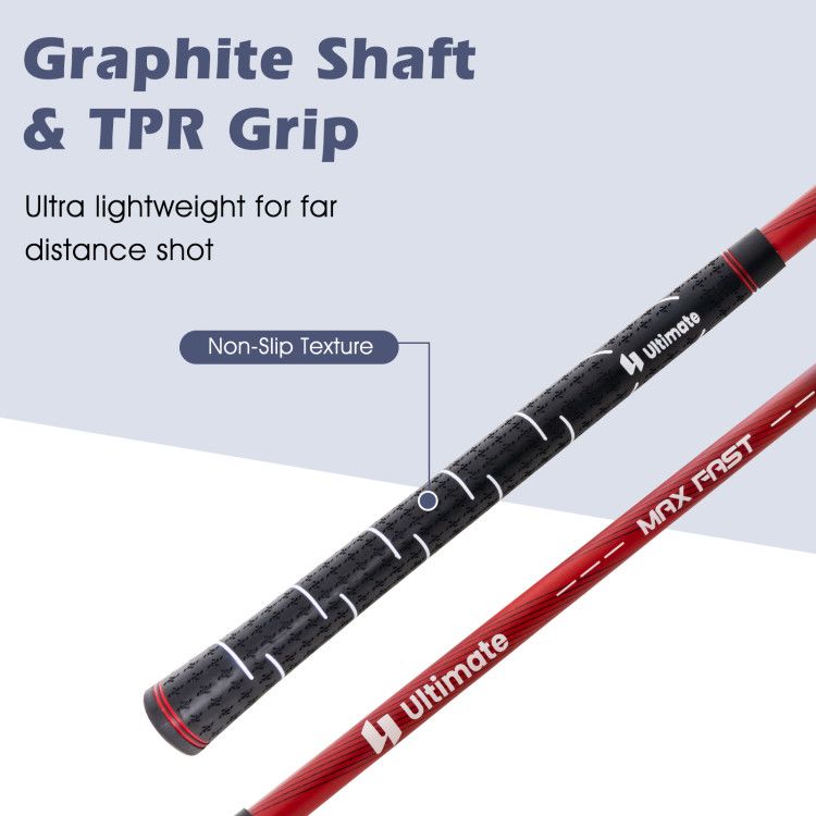 11 Pieces Complete Golf Club Package Set