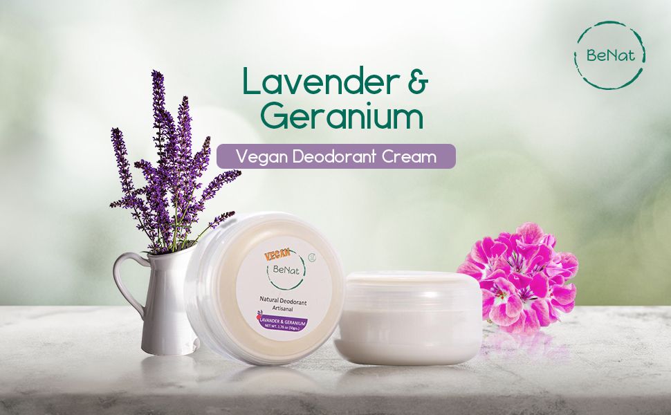 Natural Vegan Deodorant Cream - All-Day Freshness & Odor Protection