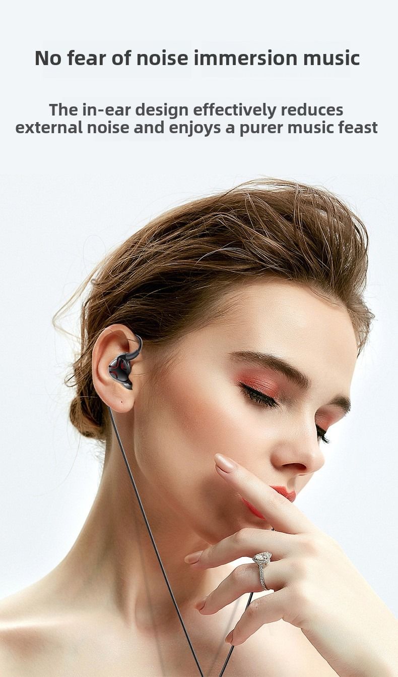 Bluetooth headset neck type ultra-long standby noise reduction for Apple Huawei 5.3 wireless in-ear sports headphones