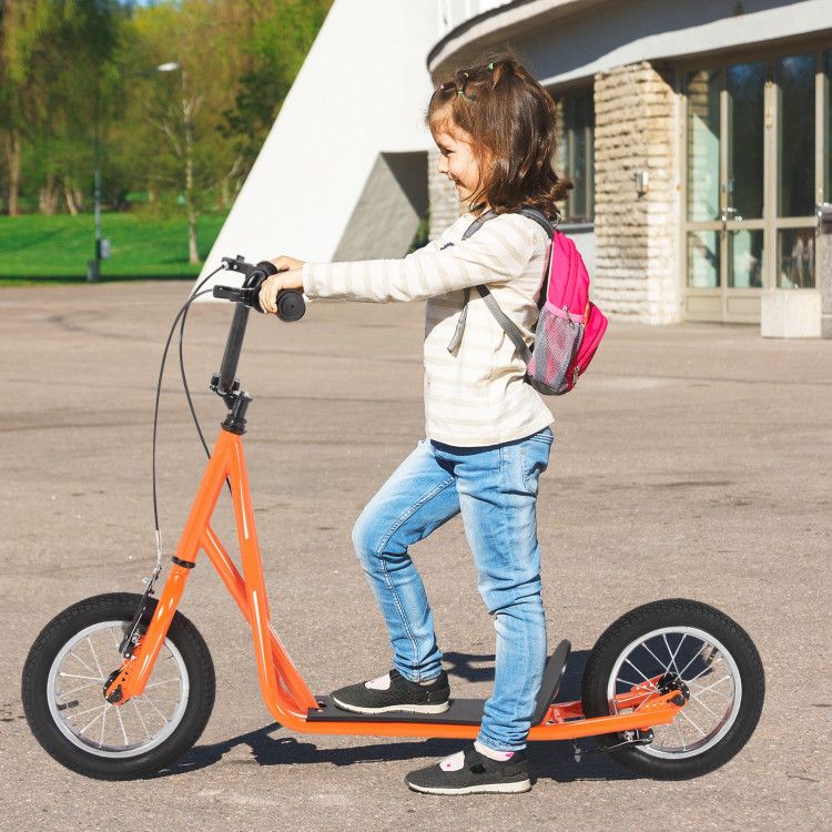 Height Adjustable hoverboard Kid Scooter with 12 Inch Air Filled Wheel